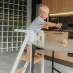 Foldable Kitchen Tower With Removable Rail